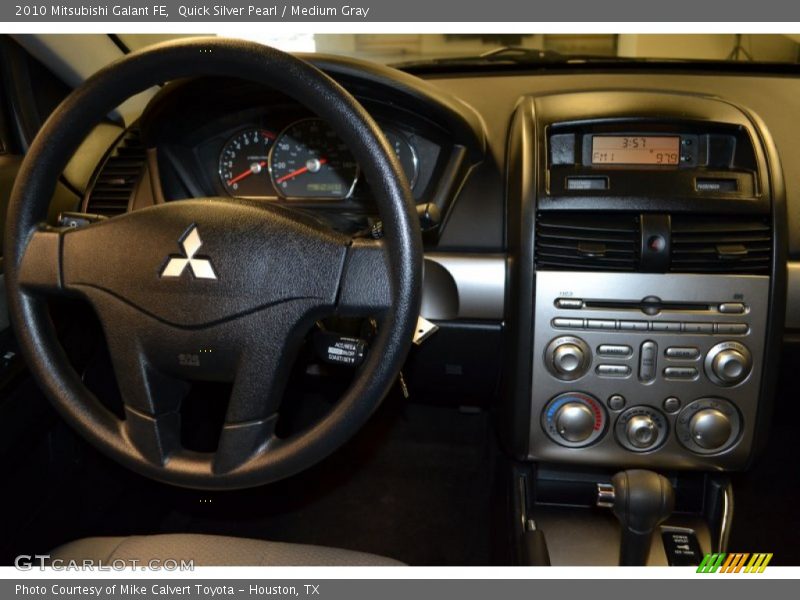 Quick Silver Pearl / Medium Gray 2010 Mitsubishi Galant FE