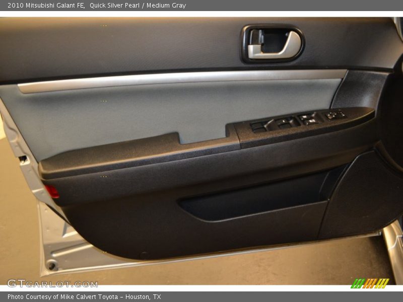 Quick Silver Pearl / Medium Gray 2010 Mitsubishi Galant FE