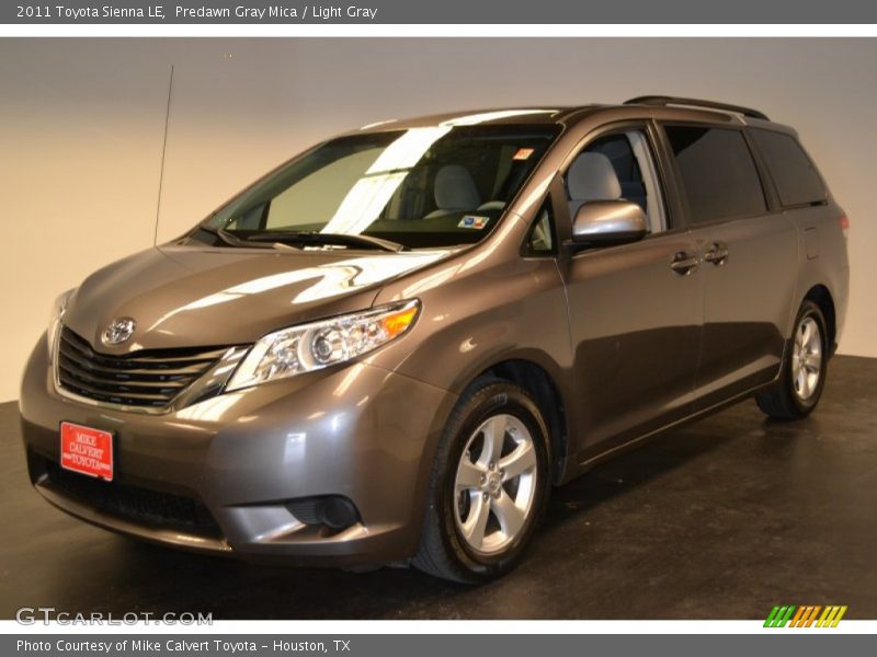 Predawn Gray Mica / Light Gray 2011 Toyota Sienna LE