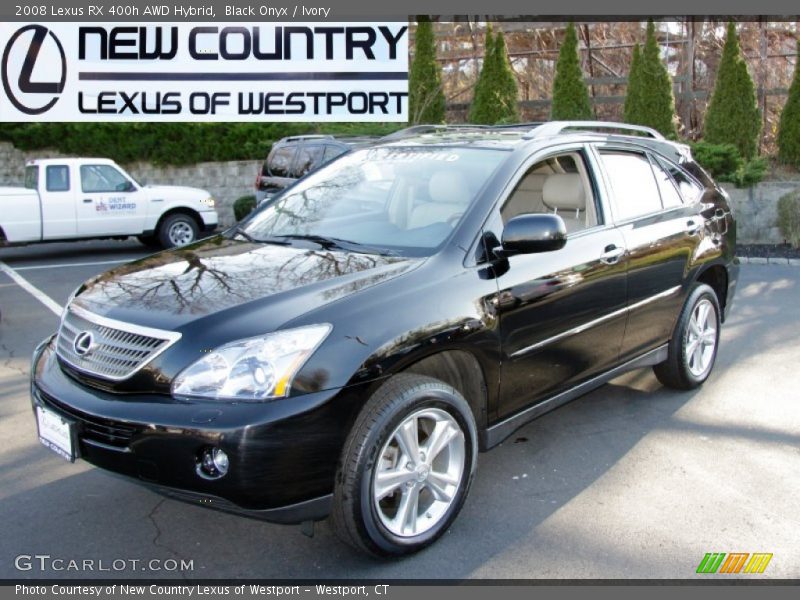 Black Onyx / Ivory 2008 Lexus RX 400h AWD Hybrid