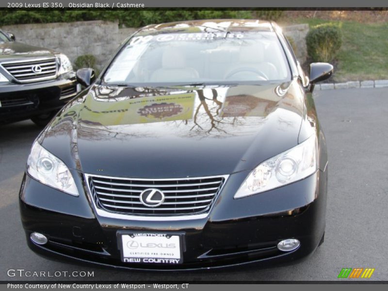 Obsidian Black / Cashmere 2009 Lexus ES 350