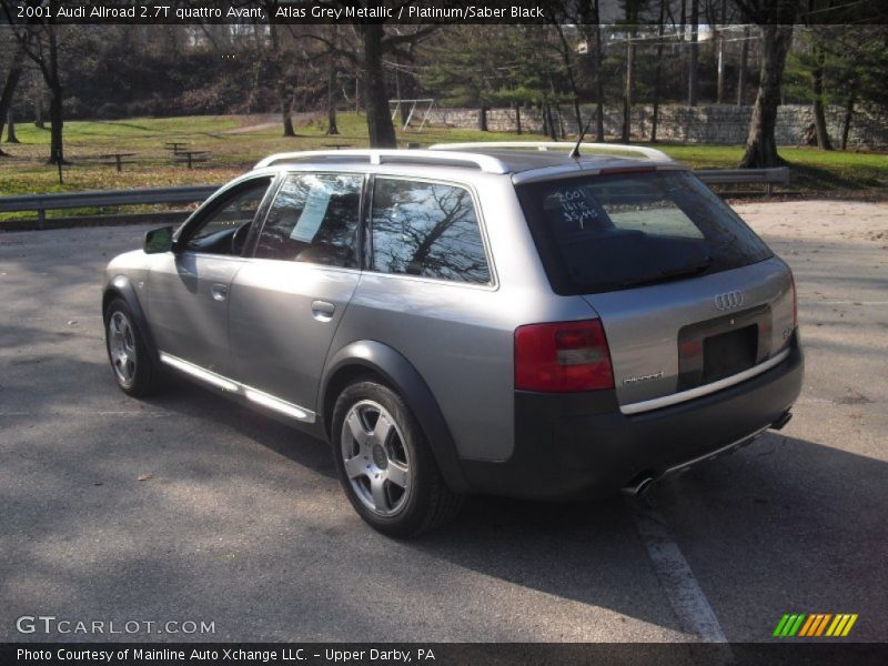 Atlas Grey Metallic / Platinum/Saber Black 2001 Audi Allroad 2.7T quattro Avant