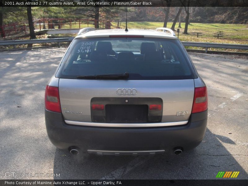 Atlas Grey Metallic / Platinum/Saber Black 2001 Audi Allroad 2.7T quattro Avant