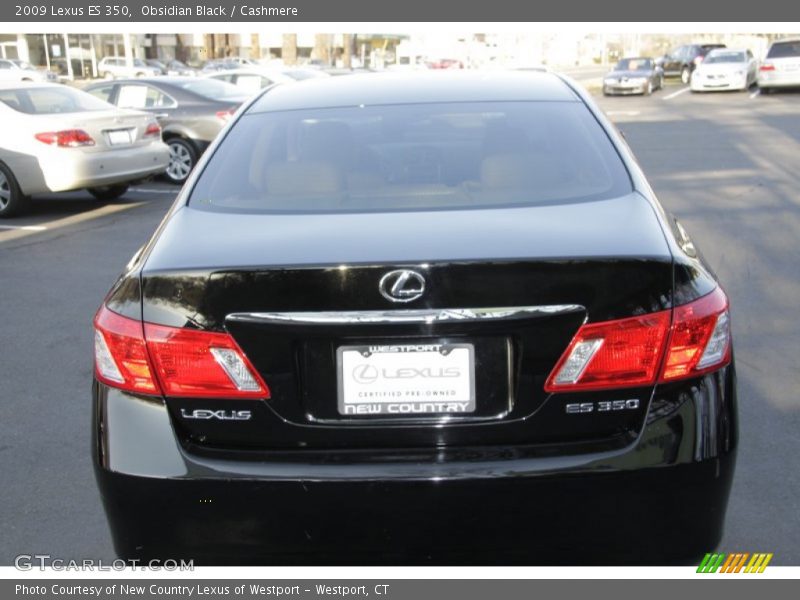 Obsidian Black / Cashmere 2009 Lexus ES 350