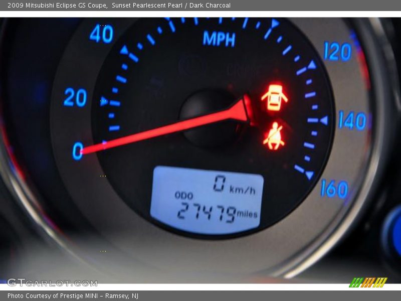 Sunset Pearlescent Pearl / Dark Charcoal 2009 Mitsubishi Eclipse GS Coupe