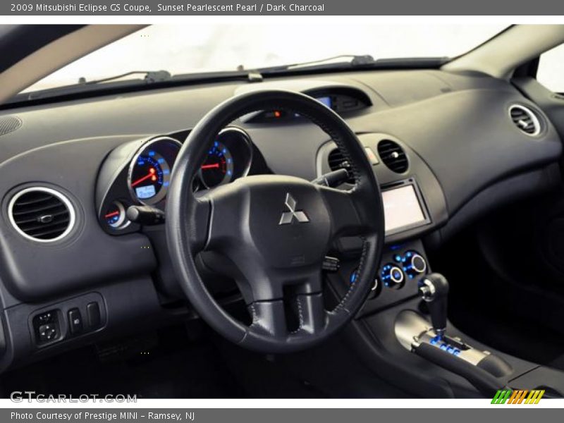 Sunset Pearlescent Pearl / Dark Charcoal 2009 Mitsubishi Eclipse GS Coupe