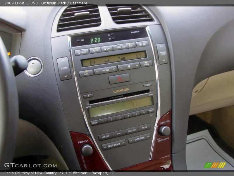 Controls of 2009 ES 350