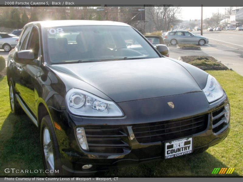 Black / Black 2008 Porsche Cayenne S