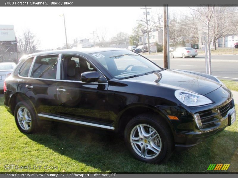 Black / Black 2008 Porsche Cayenne S