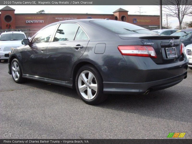 Magnetic Gray Metallic / Dark Charcoal 2010 Toyota Camry SE