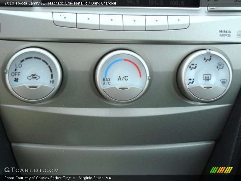 Magnetic Gray Metallic / Dark Charcoal 2010 Toyota Camry SE