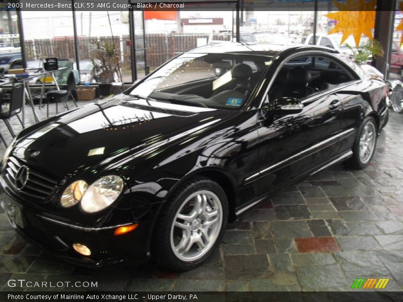 Black / Charcoal 2003 Mercedes-Benz CLK 55 AMG Coupe