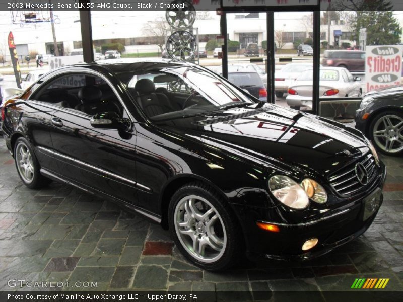 Black / Charcoal 2003 Mercedes-Benz CLK 55 AMG Coupe