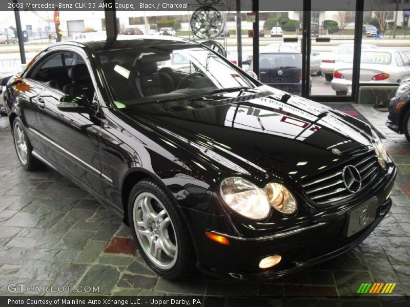 Black / Charcoal 2003 Mercedes-Benz CLK 55 AMG Coupe