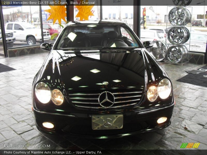 Black / Charcoal 2003 Mercedes-Benz CLK 55 AMG Coupe
