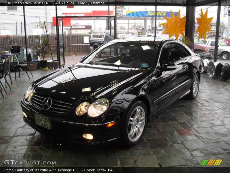 Black / Charcoal 2003 Mercedes-Benz CLK 55 AMG Coupe