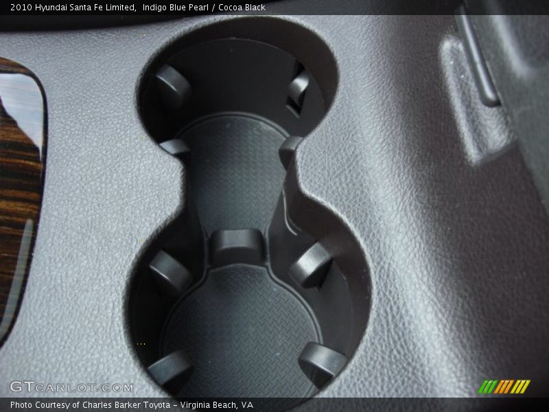 Indigo Blue Pearl / Cocoa Black 2010 Hyundai Santa Fe Limited