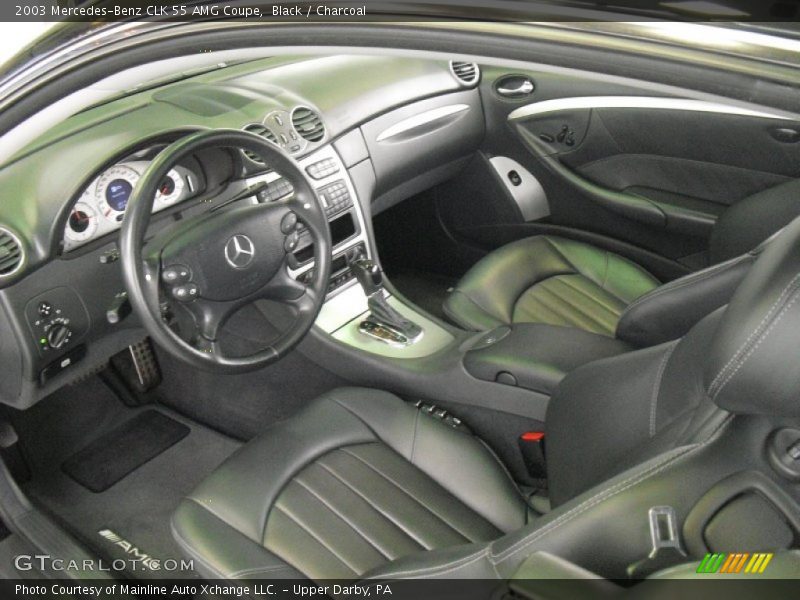  2003 CLK 55 AMG Coupe Charcoal Interior