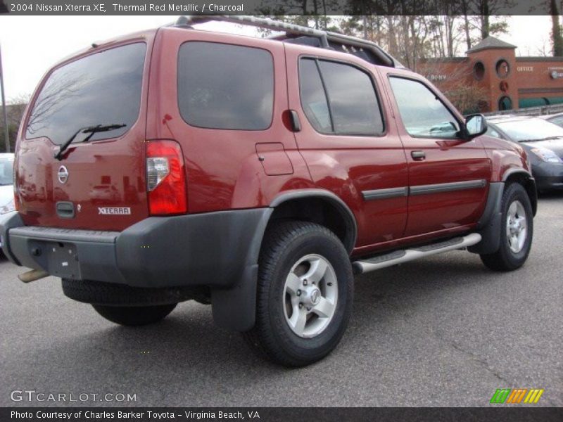 Thermal Red Metallic / Charcoal 2004 Nissan Xterra XE