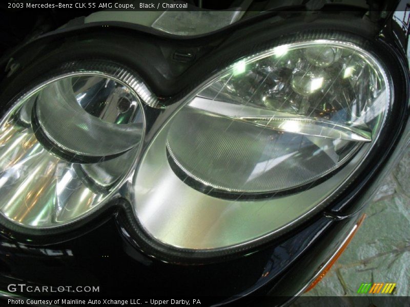 Black / Charcoal 2003 Mercedes-Benz CLK 55 AMG Coupe
