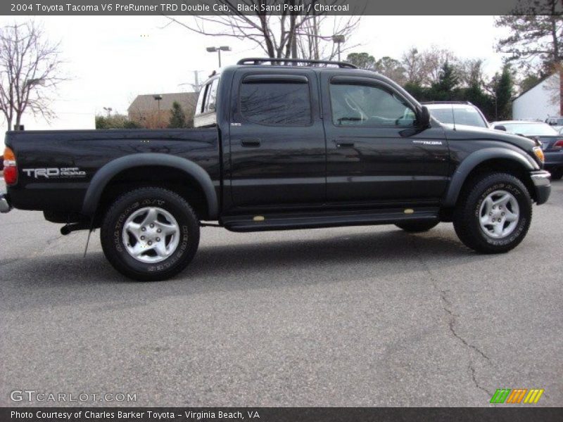 Black Sand Pearl / Charcoal 2004 Toyota Tacoma V6 PreRunner TRD Double Cab
