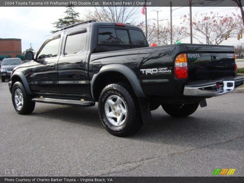 Black Sand Pearl / Charcoal 2004 Toyota Tacoma V6 PreRunner TRD Double Cab