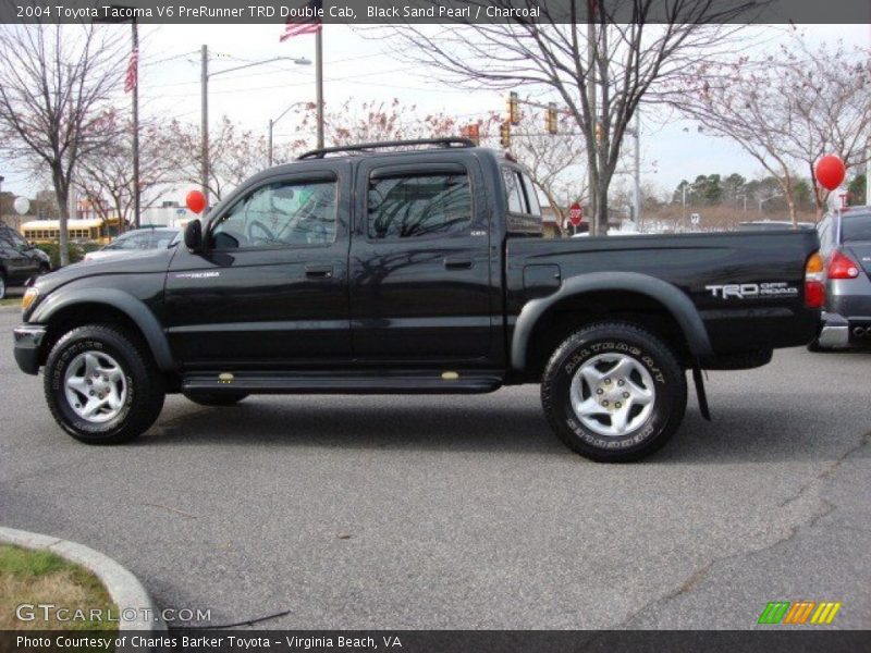 Black Sand Pearl / Charcoal 2004 Toyota Tacoma V6 PreRunner TRD Double Cab