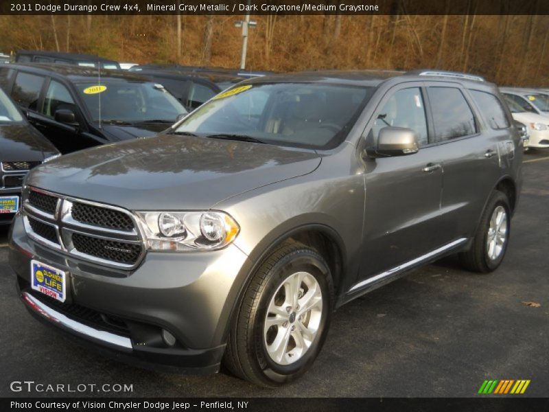 Mineral Gray Metallic / Dark Graystone/Medium Graystone 2011 Dodge Durango Crew 4x4