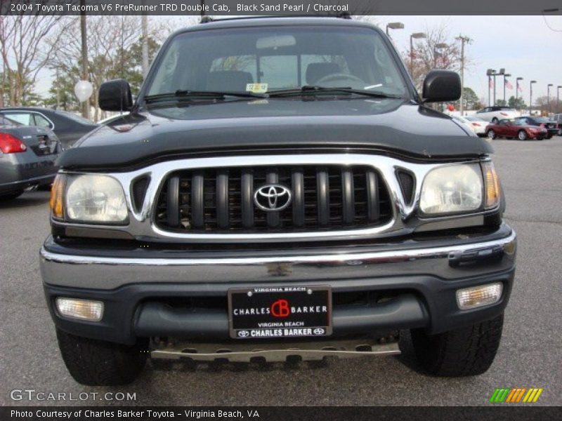 Black Sand Pearl / Charcoal 2004 Toyota Tacoma V6 PreRunner TRD Double Cab