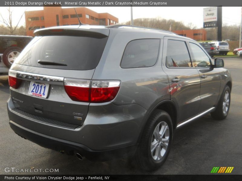 Mineral Gray Metallic / Dark Graystone/Medium Graystone 2011 Dodge Durango Crew 4x4