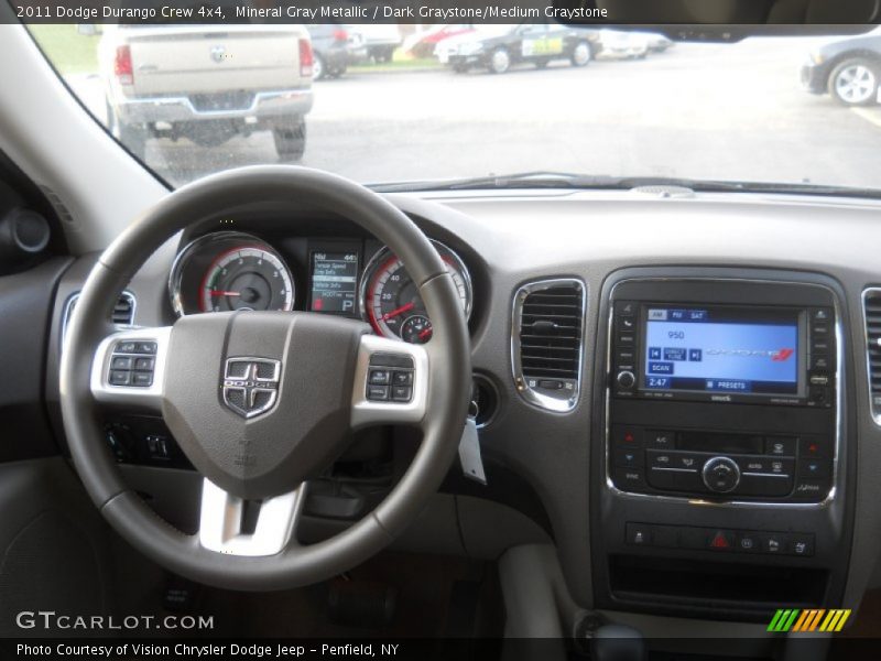 Mineral Gray Metallic / Dark Graystone/Medium Graystone 2011 Dodge Durango Crew 4x4