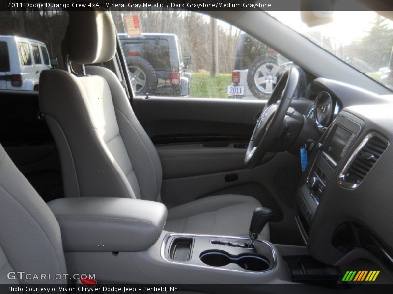 Mineral Gray Metallic / Dark Graystone/Medium Graystone 2011 Dodge Durango Crew 4x4