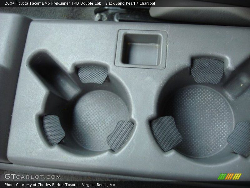 Black Sand Pearl / Charcoal 2004 Toyota Tacoma V6 PreRunner TRD Double Cab