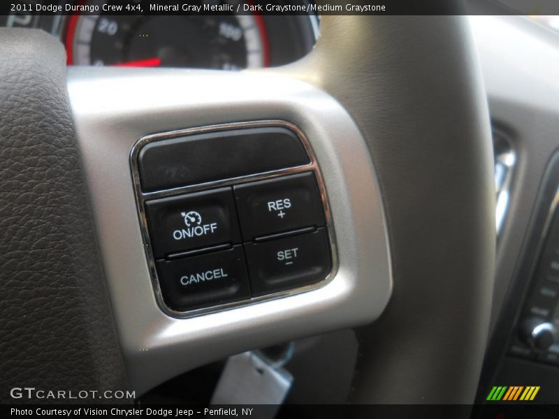 Mineral Gray Metallic / Dark Graystone/Medium Graystone 2011 Dodge Durango Crew 4x4