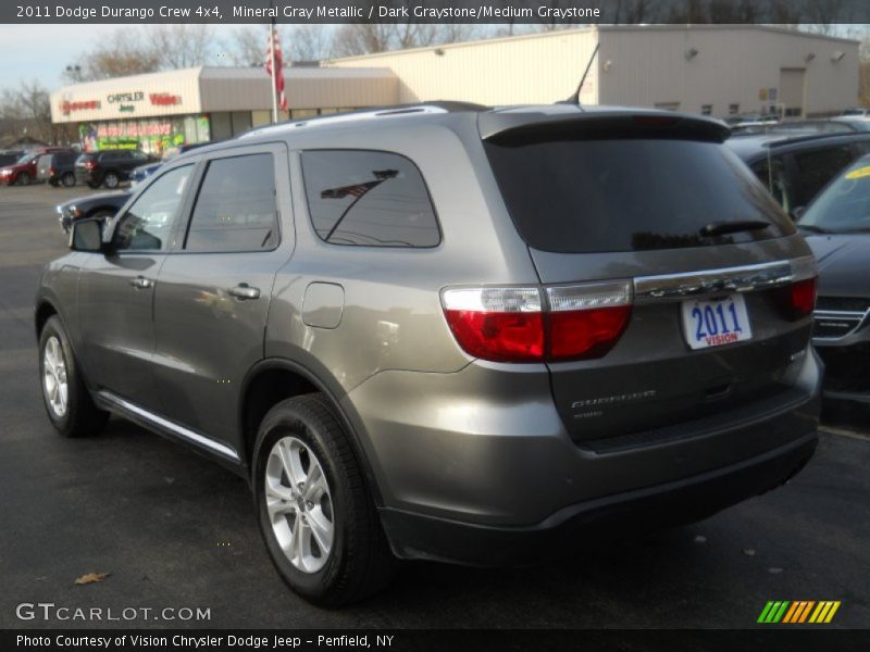 Mineral Gray Metallic / Dark Graystone/Medium Graystone 2011 Dodge Durango Crew 4x4