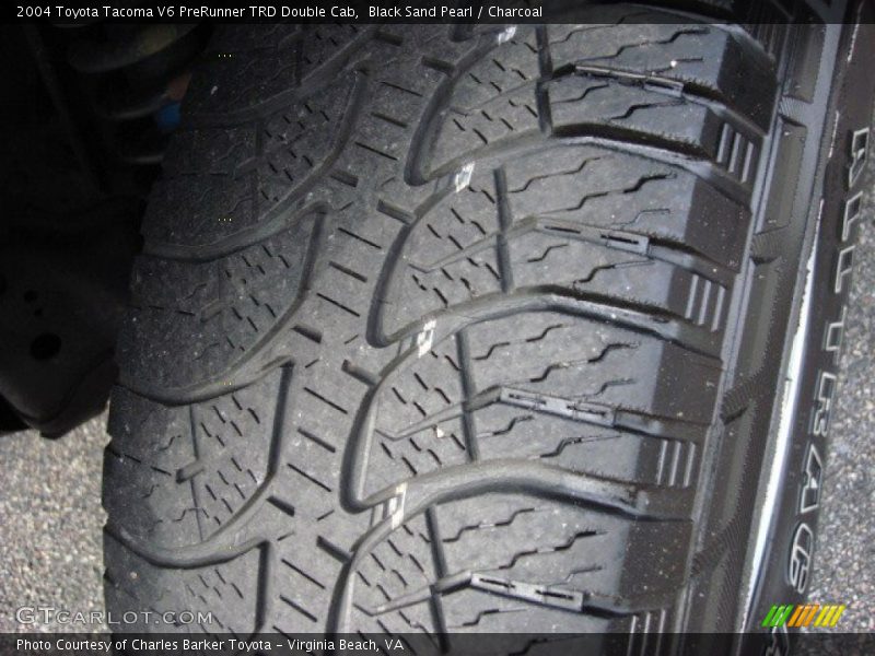 Black Sand Pearl / Charcoal 2004 Toyota Tacoma V6 PreRunner TRD Double Cab