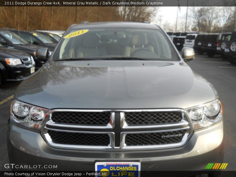 Mineral Gray Metallic / Dark Graystone/Medium Graystone 2011 Dodge Durango Crew 4x4