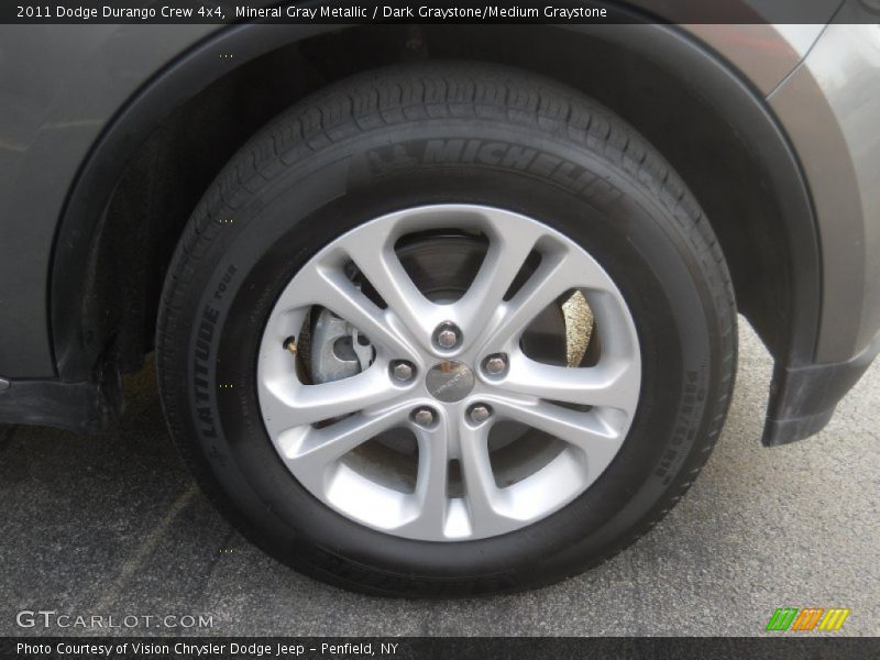 Mineral Gray Metallic / Dark Graystone/Medium Graystone 2011 Dodge Durango Crew 4x4