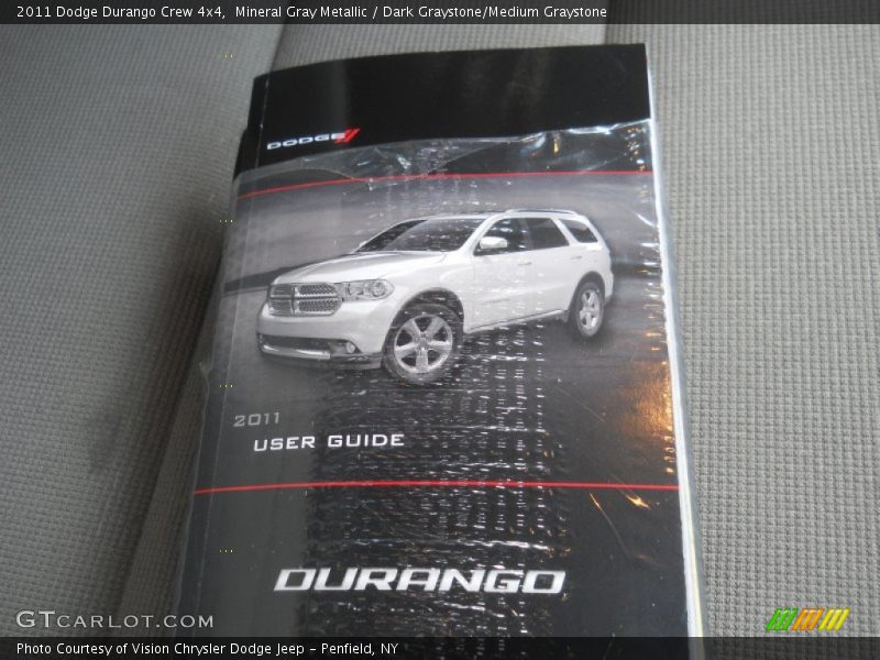 Mineral Gray Metallic / Dark Graystone/Medium Graystone 2011 Dodge Durango Crew 4x4