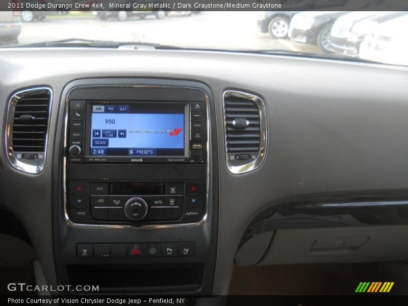Mineral Gray Metallic / Dark Graystone/Medium Graystone 2011 Dodge Durango Crew 4x4