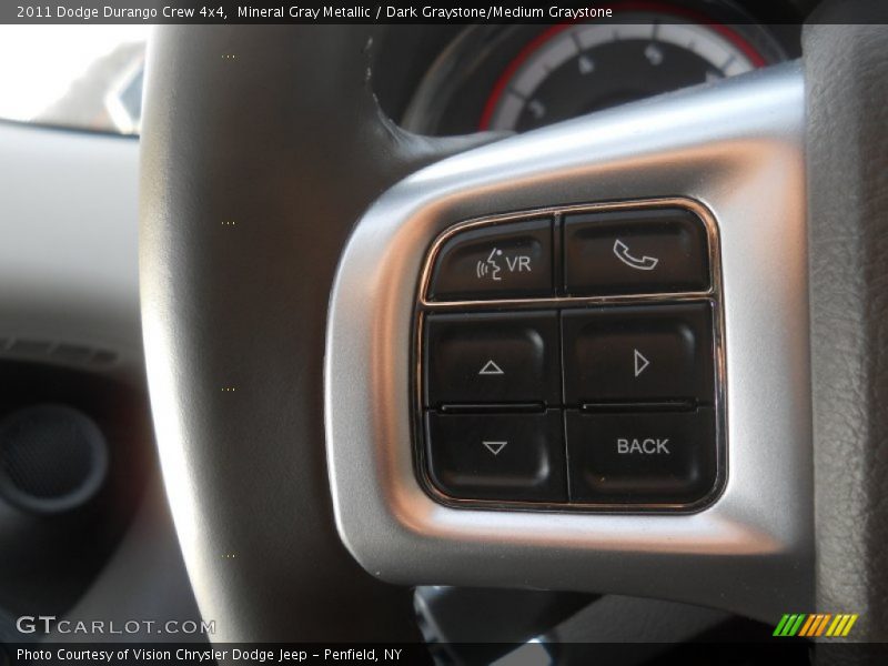 Mineral Gray Metallic / Dark Graystone/Medium Graystone 2011 Dodge Durango Crew 4x4