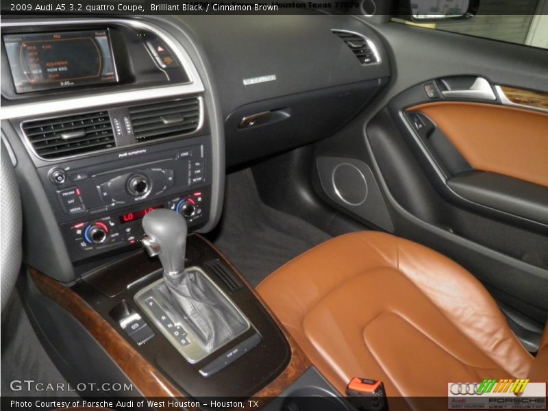 Brilliant Black / Cinnamon Brown 2009 Audi A5 3.2 quattro Coupe
