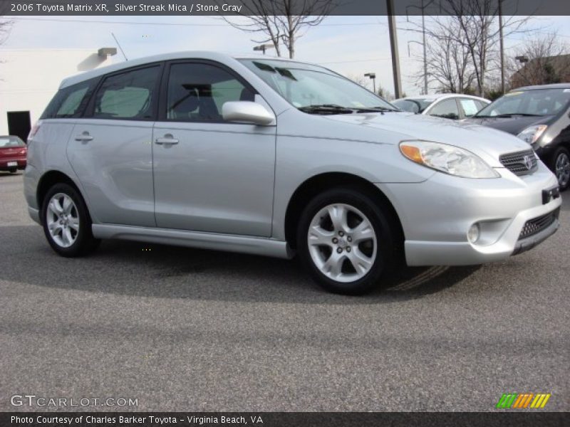 Silver Streak Mica / Stone Gray 2006 Toyota Matrix XR