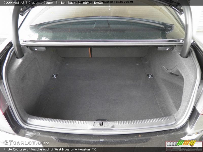 Brilliant Black / Cinnamon Brown 2009 Audi A5 3.2 quattro Coupe