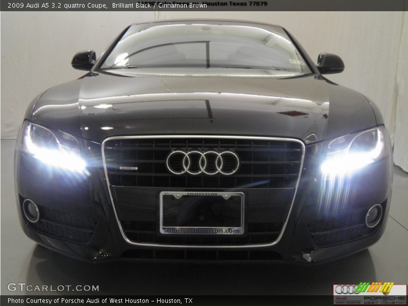 Brilliant Black / Cinnamon Brown 2009 Audi A5 3.2 quattro Coupe