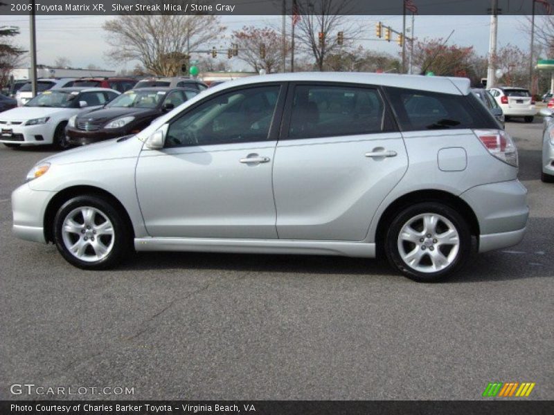 Silver Streak Mica / Stone Gray 2006 Toyota Matrix XR