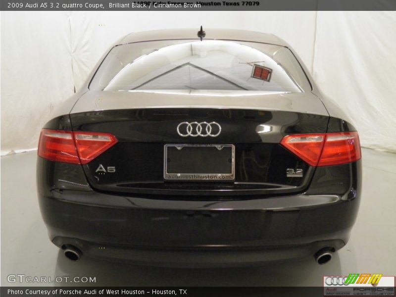 Brilliant Black / Cinnamon Brown 2009 Audi A5 3.2 quattro Coupe