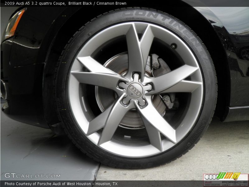 Brilliant Black / Cinnamon Brown 2009 Audi A5 3.2 quattro Coupe