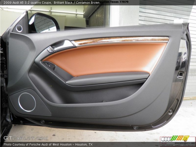 Brilliant Black / Cinnamon Brown 2009 Audi A5 3.2 quattro Coupe