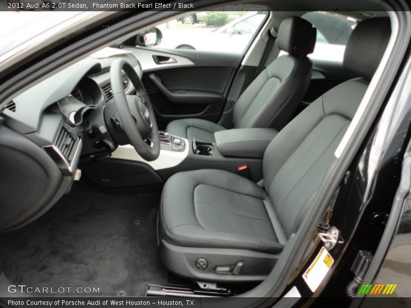 Phantom Black Pearl Effect / Black 2012 Audi A6 2.0T Sedan